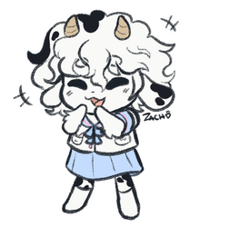 Chibi Anthro Cow